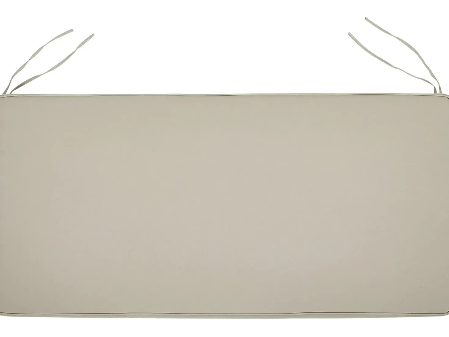 Panca da giardino con cuscino VIVARA 160 cm Legno di acacia certificato Beige