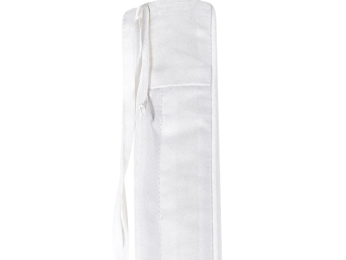 Panca da giardino con cuscino SOVANA 120 cm con contenitore Legno d'acacia Bianco