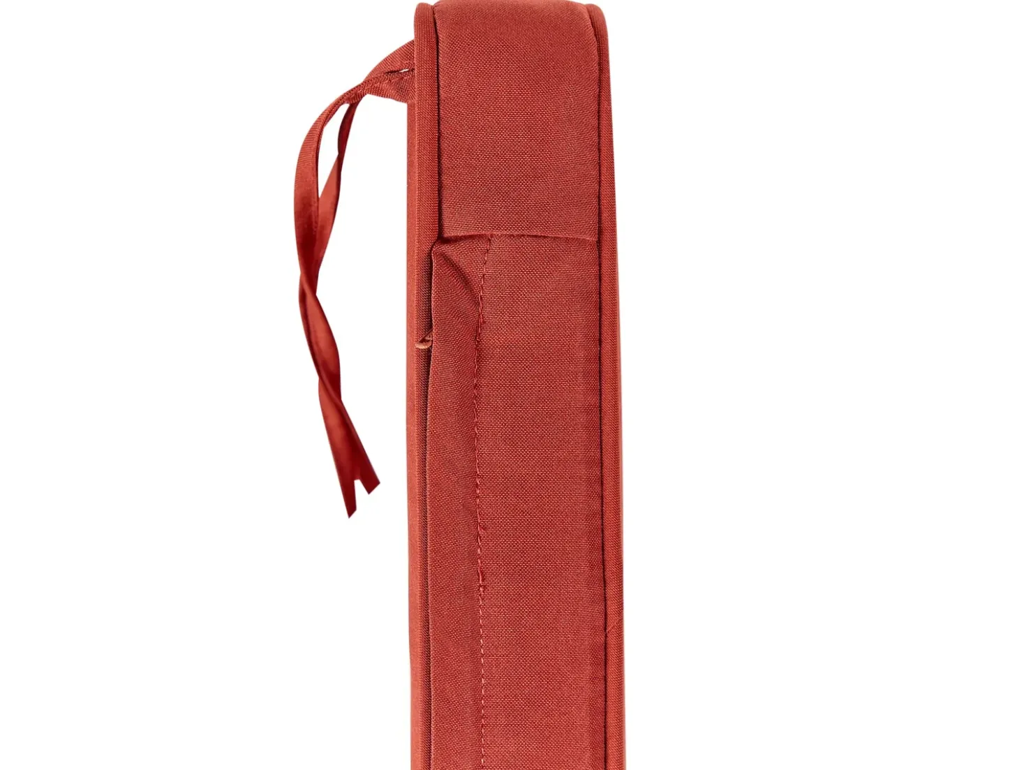 Panca da giardino con cuscino SOVANA 120 cm con contenitore Legno d'acacia Rosso
