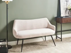 Panca da pranzo 2 posti ARENDAL Tessuto Beige