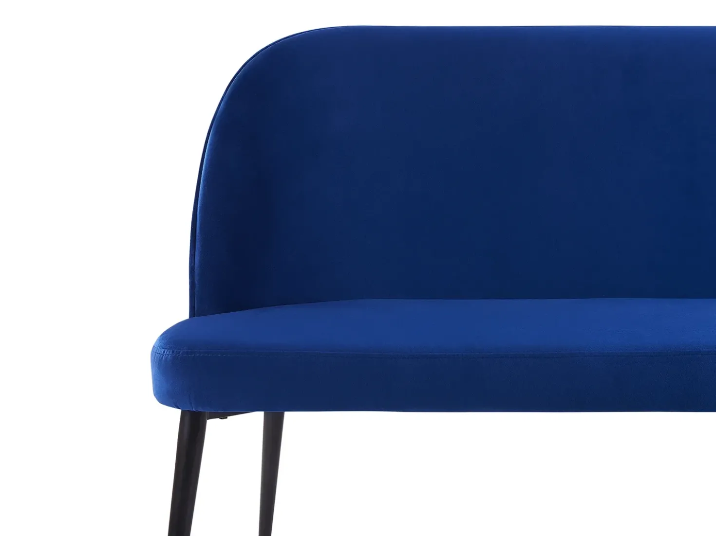 Panca da pranzo 2 posti OSBY Velluto Blu marino