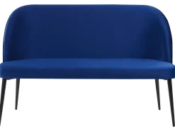 Panca da pranzo 2 posti OSBY Velluto Blu marino