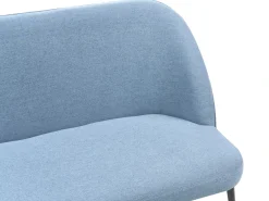 Panca da pranzo 2 posti OSBY Tessuto Blu