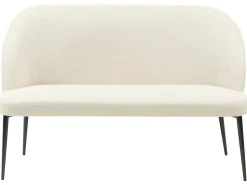 Panca da pranzo 2 posti OSBY Tessuto Beige chiaro