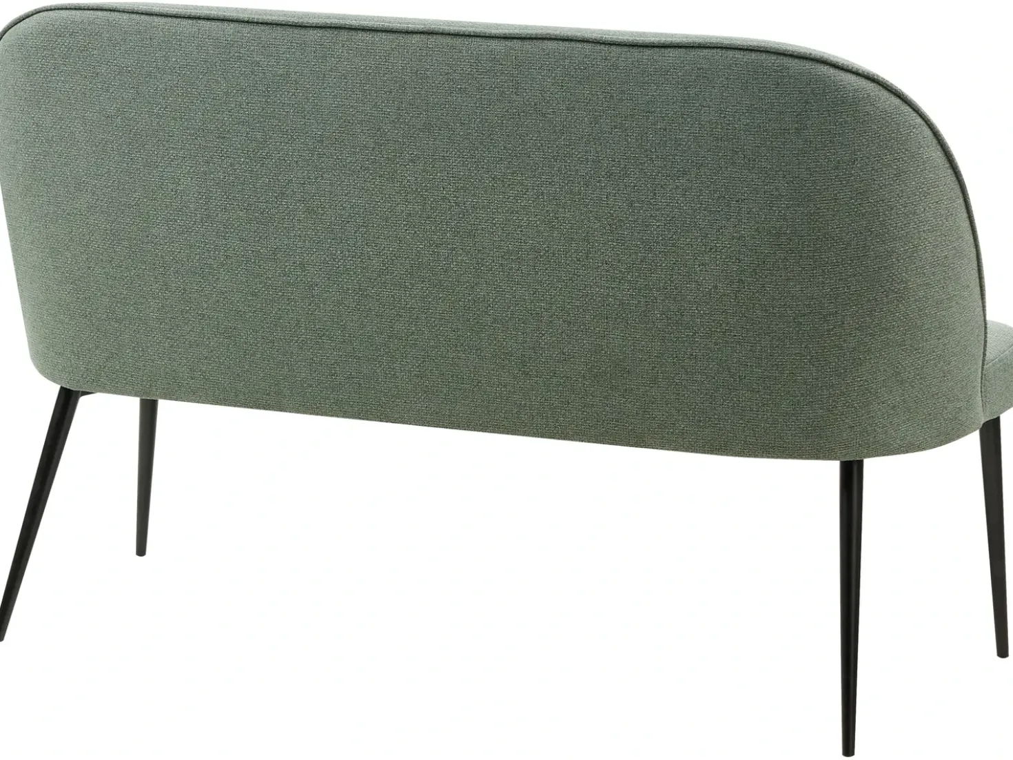 Panca da pranzo 2 posti OSBY Tessuto Verde chiaro