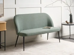 Panca da pranzo 2 posti OSBY Tessuto Verde chiaro