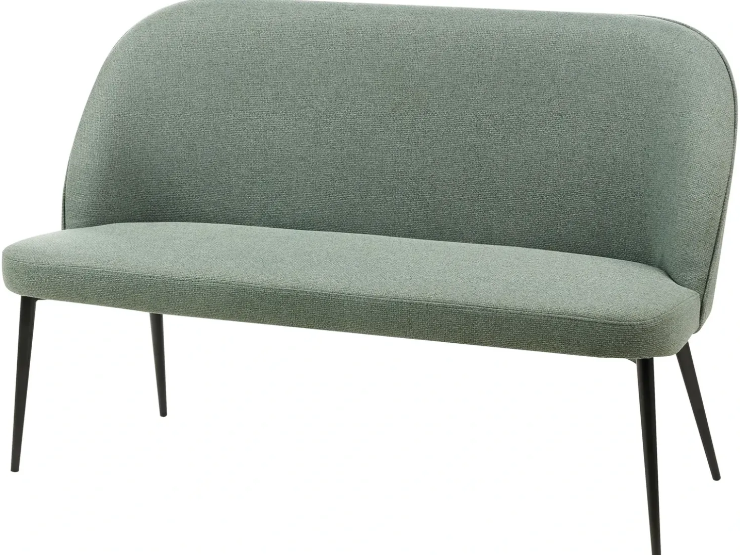 Panca da pranzo 2 posti OSBY Tessuto Verde chiaro