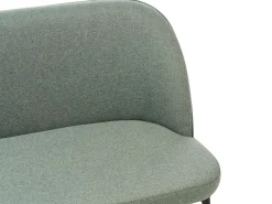 Panca da pranzo 2 posti OSBY Tessuto Verde chiaro