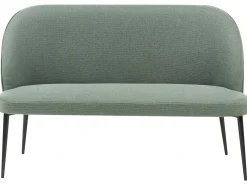 Panca da pranzo 2 posti OSBY Tessuto Verde chiaro