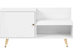 Panca porta scarpe KELOWNA Bianco