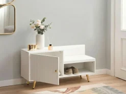 Panca porta scarpe KELOWNA Bianco