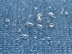 Panca porta scarpe SOLVANG Tessuto Blu con contenitore