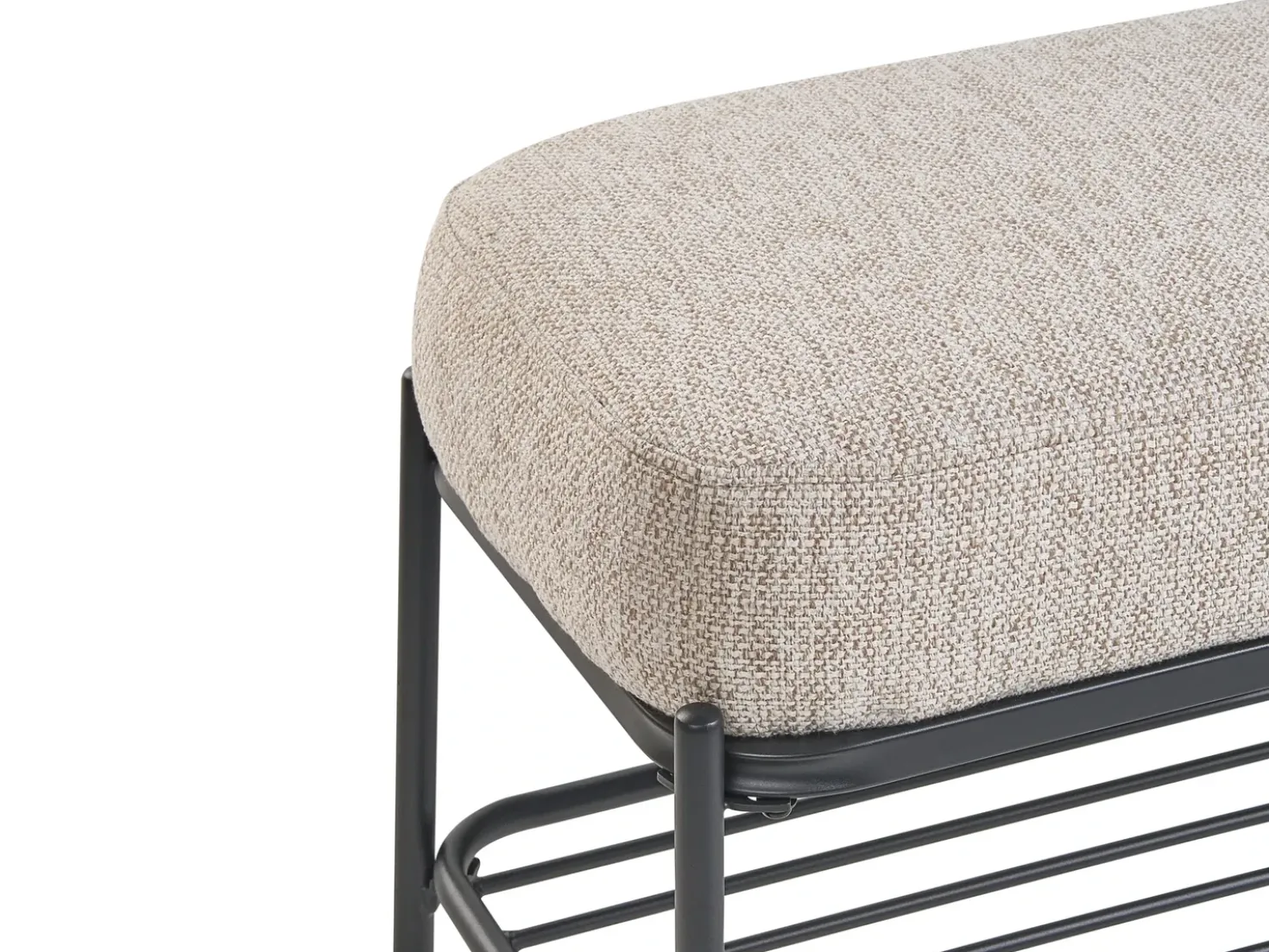 Panca porta scarpe TRUCKEE Tessuto Beige