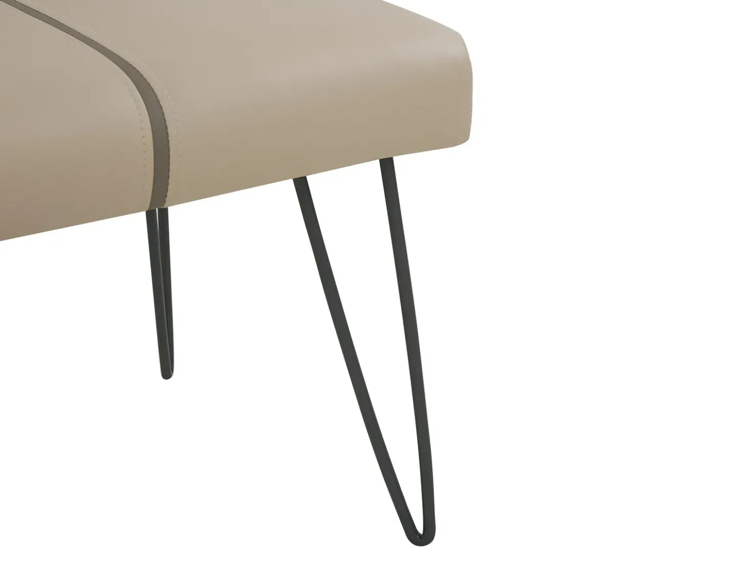 Panchina BETIN Pelle sintetica Beige sabbia