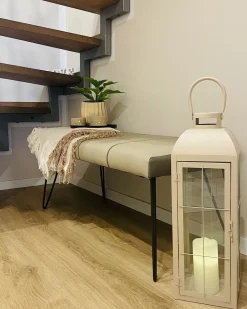 Panchina BETIN Pelle sintetica Beige sabbia
