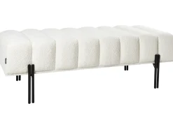 Panchina CAREY Ciniglia Bianco sporco