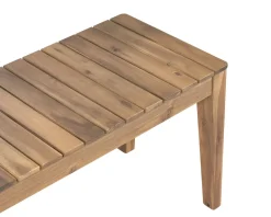 Panchina da giardino CHIOGGIA 155 cm Legno di acacia certificato Marrone chiaro