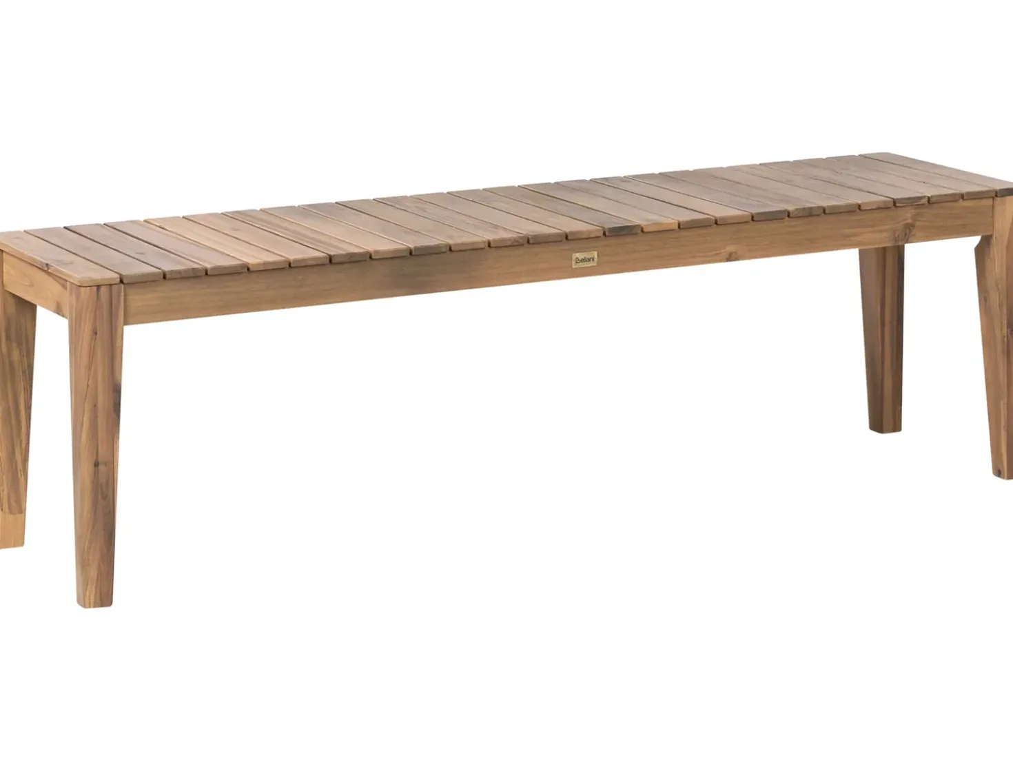 Panchina da giardino CHIOGGIA 155 cm Legno di acacia certificato Marrone chiaro