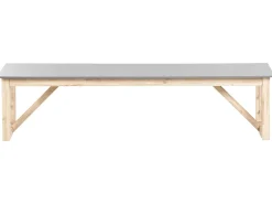 Panchina da giardino NOTTERI 180 cm Cemento Grigio