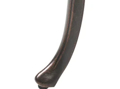 Panchina da giardino PIURA 88 cm Metallo Marrone scuro