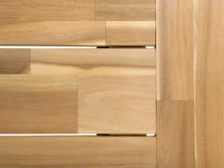 Panchina da giardino SCANIA 140 cm Legno d'acacia Nero