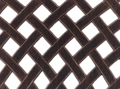 Panchina da giardino STAGGIA 104 cm Metallo Marrone