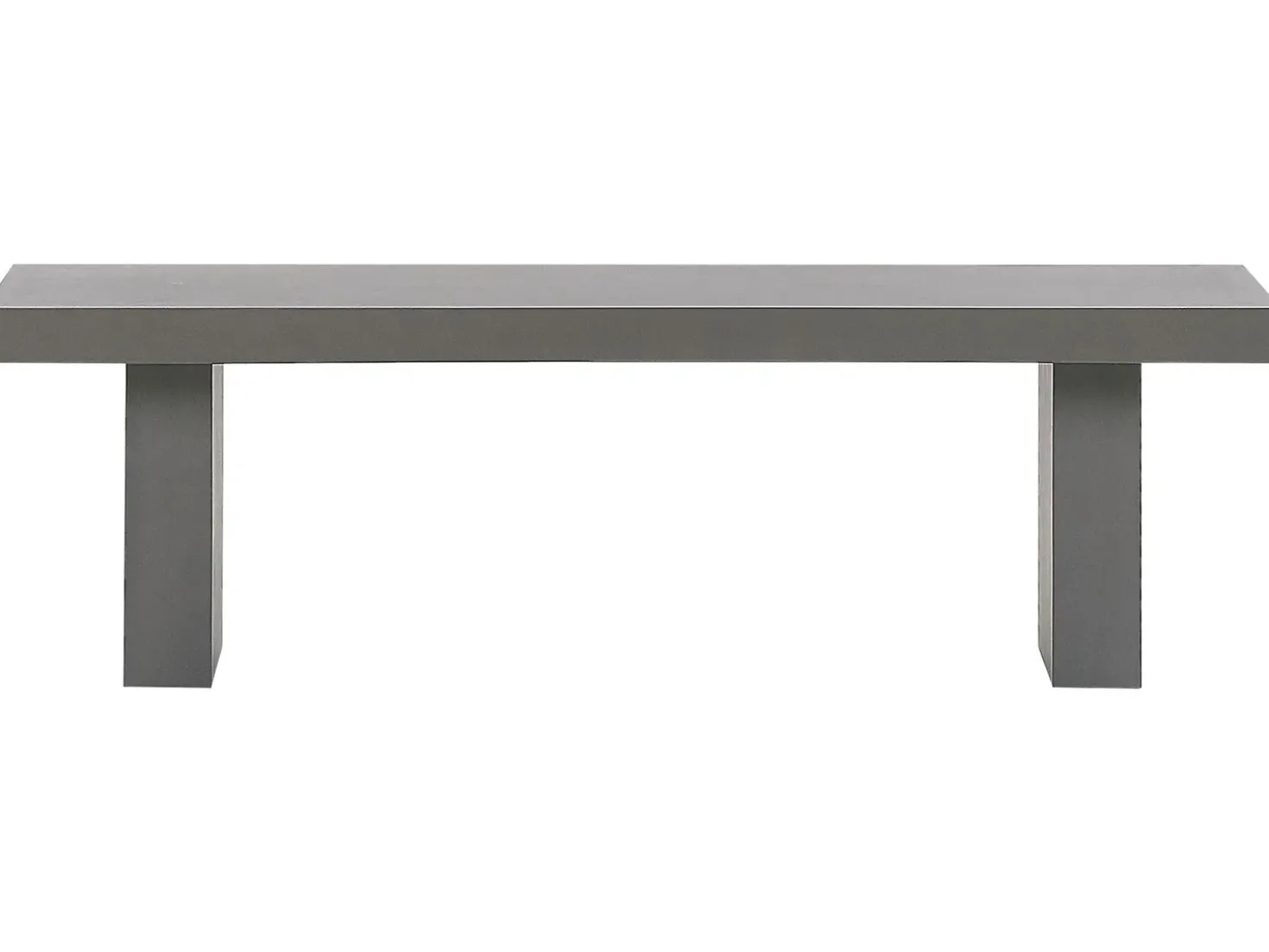 Panchina da giardino TARANTO 150 cm Cemento Grigio