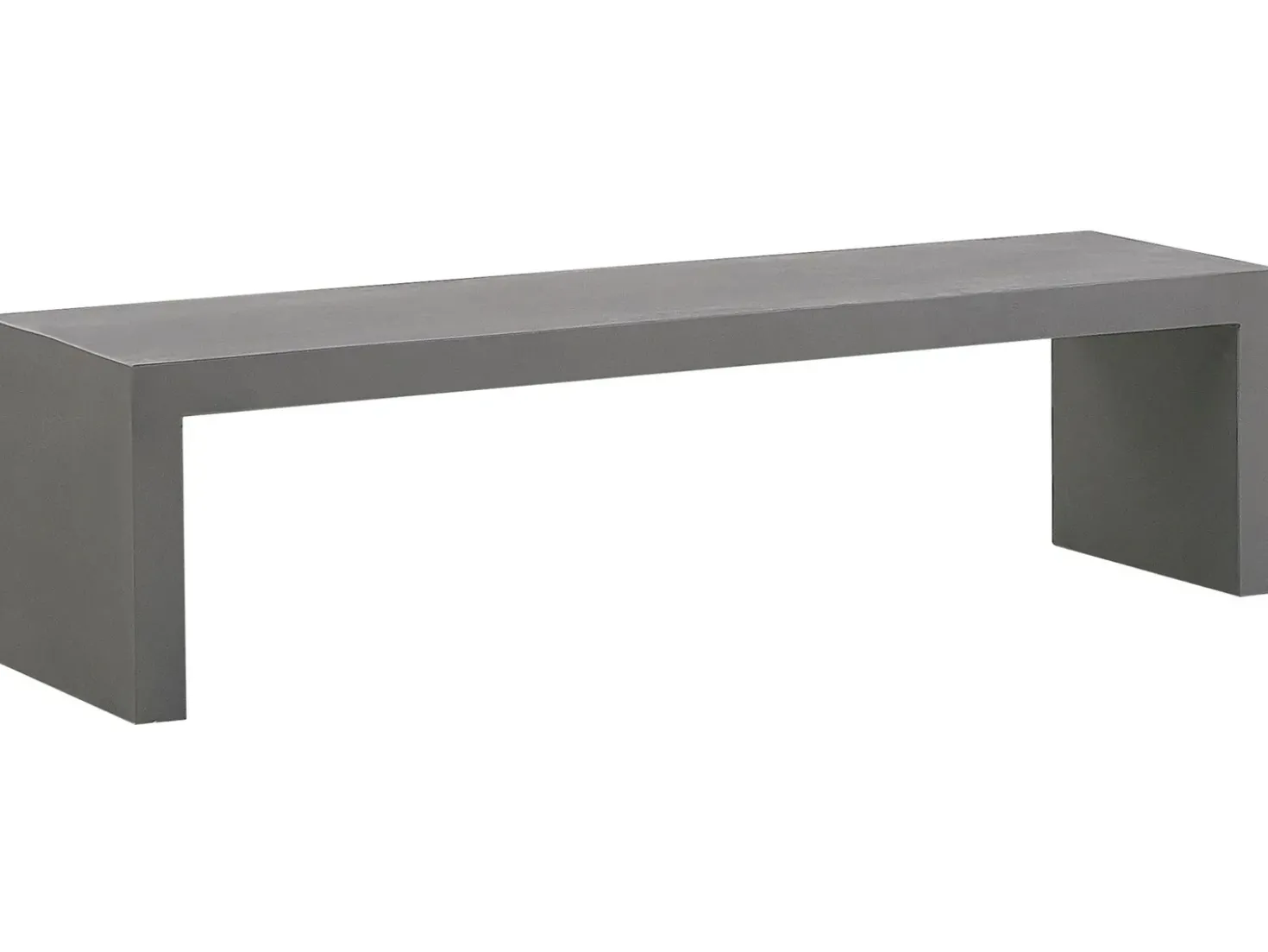 Panchina da giardino TARANTO 150 cm Cemento Grigio