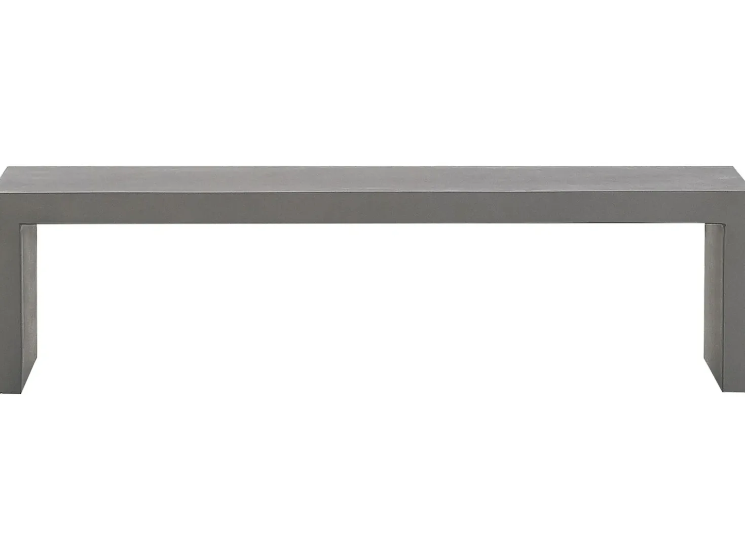 Panchina da giardino TARANTO 150 cm Cemento Grigio