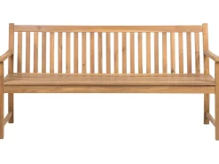 Panchina da giardino VIVARA 180 cm Legno di acacia certificato Marrone chiaro