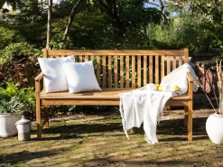 Panchina da giardino VIVARA 180 cm Legno di acacia certificato Marrone chiaro