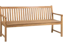 Panchina da giardino VIVARA 180 cm Legno di acacia certificato Marrone chiaro