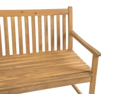 Panchina da giardino VIVARA 160 cm Legno di acacia certificato Marrone chiaro