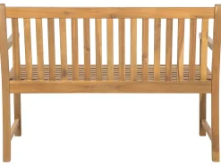 Panchina da giardino VIVARA 120 cm Legno di acacia certificato Marrone chiaro