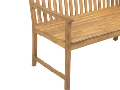 Panchina da giardino VIVARA 120 cm Legno di acacia certificato Marrone chiaro