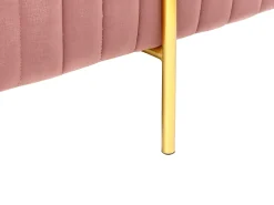 Panchina DAYTON Velluto Rosa pastello