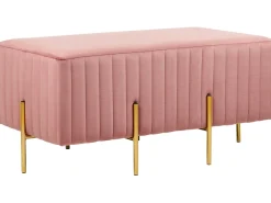 Panchina DAYTON Velluto Rosa pastello