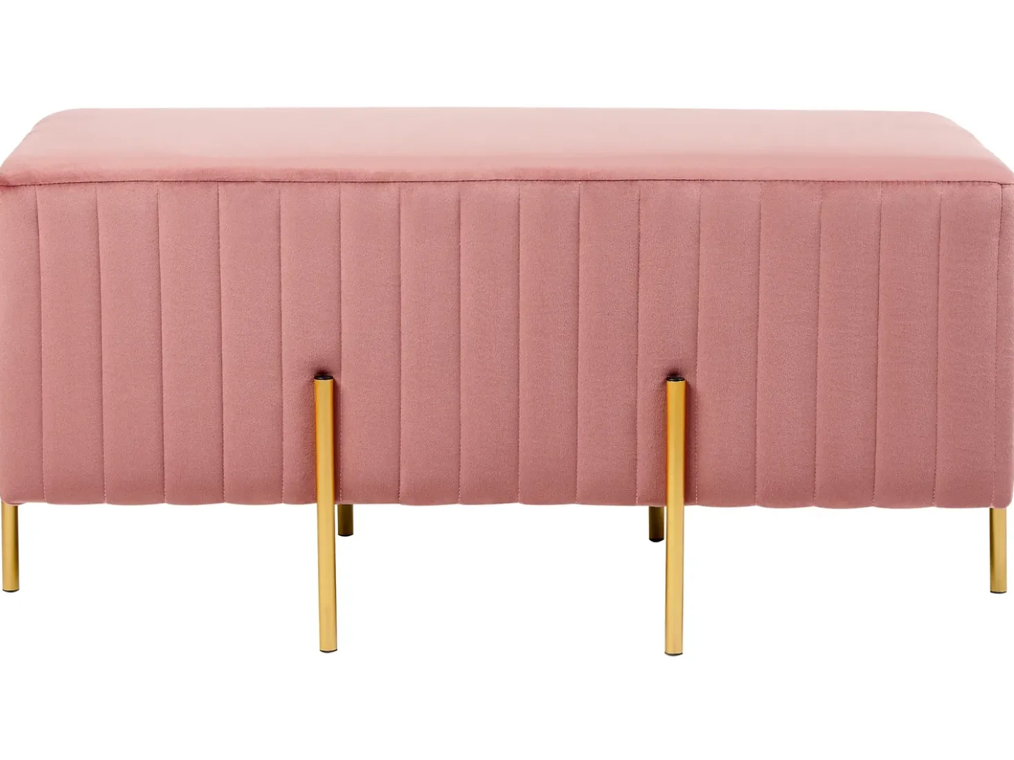 Panchina DAYTON Velluto Rosa pastello