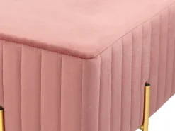 Panchina DAYTON Velluto Rosa pastello