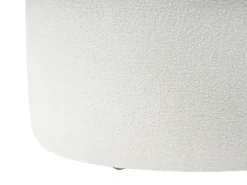 Panchina DECORAH Bouclé Bianco