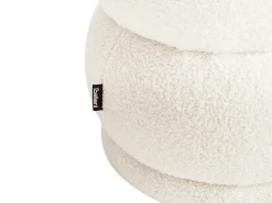 Panchina ELLENDALE Bouclé Bianco sporco