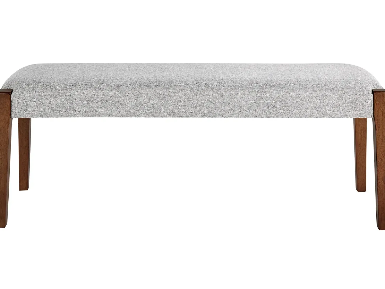 Panchina ELYRIA Tessuto Marrone scuro/Grigio