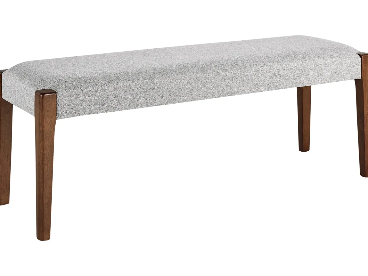 Panchina ELYRIA Tessuto Marrone scuro/Grigio