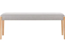 Panchina ELYRIA Tessuto Marrone chiaro/Grigio