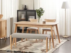 Panchina ELYRIA Tessuto Marrone chiaro/Grigio