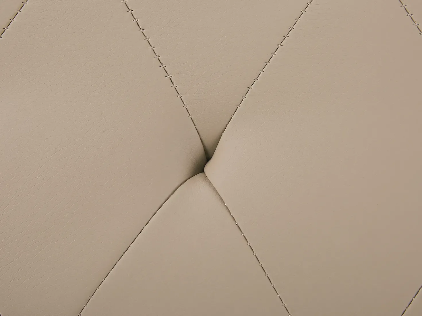Panchina ESSONNE Pelle sintetica Beige