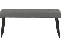 Panchina ESSONNE Pelle sintetica Grigio