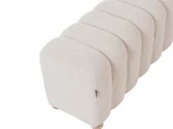 Panchina IDYLLWILD Bouclé Bianco sporco