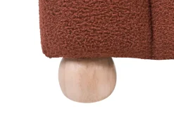 Panchina IDYLLWILD Bouclé Marrone dorato