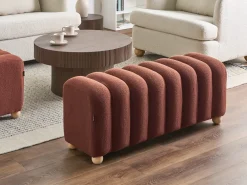 Panchina IDYLLWILD Bouclé Marrone dorato